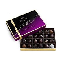 고디바 쇼콜라티에 다크 초콜릿 트러플 모듬 선물 상자 24개, 24 Count (Pack of 1)