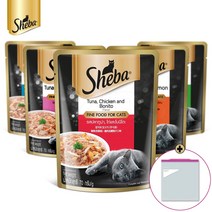 쉬바파우치 70gX12팩 맛별선택 참치&도미 / 참치&연어 / 참치 / 참치&닭 / 참치&게살 (냉장보관팩 증정), 냉장보관팩 증정, 5. 참치와 게살 70g 12팩(분홍), 12팩