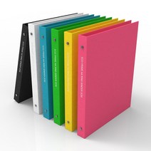 인터탑 플랜 프라임 에코 바인더 3공 O링 A4 2cm/3cm /A5 2cm /B5 2cm, A4 2cm, 분홍