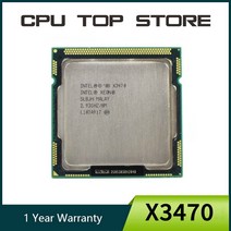 제온CPU인텔 제온 X3470 프로세서 8M 캐시 2.93GHz SLBJH LGA 1156 CPU 100 작동, 한개옵션0