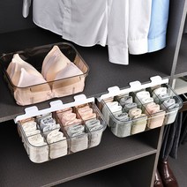 옷장속 언더서랍 양말 속옷정리함 틈새수납, 투명 브라운, 투명 브라운