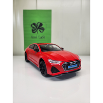 1:24 다이캐스트 모형 다이케스트 아우디 AUDI A7 A6 스파이더 세단 스포츠카 벤츠 RS7 미니어쳐 피규어 완구 자동차 장난감, 적색