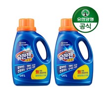 유한젠 산소계표백제 액체형, 1.4L, 2개