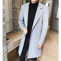 남자아이보리코트 떡볶이코트 카멜 남성 트렌치 코트 양모 혼합 새로운 패션 남성 오버코트 비즈니스 캐주얼 트렌치 롱 자켓 남성 슬림 피트 혼합 코트 크기