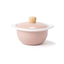 에지리 꼬꼬떼 법랑냄비 15cm 핑크