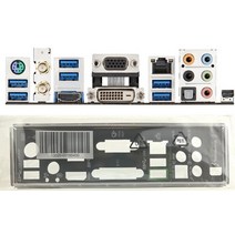 새로운 I/O 쉴드 백 플레이트 마더 보드 Z87-EXPERT 그냥, 한개옵션0