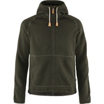 Fjällräven 피엘라벤 ÖVIK FLEECE 후드 남성 - 후리스자켓 DEEP FOREST5637778988