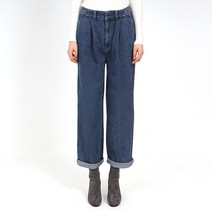 게스 여성 청바지 투턱 M톤 와이드 데님팬츠 YK5D6115