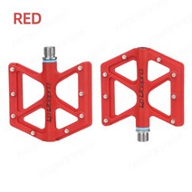 자전거 litepro Folding Bicycle Pedals Seal Bearings Anti-Slip Ultralight Road Mtb Bike Pedal Cycling Ti, [02] 1 Pair Red