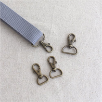 릴리패브릭 2개)붕어개고리(청동 4종) - 가방연결고리 가방부자재, 30mm, 2개