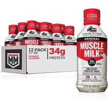 머슬밀크 오리지널 프로틴 쉐이크 쿠키앤크림맛 500ml 12팩, 4.쿠키앤크림