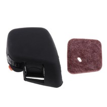 ST SHOP 에어 필터 하우징 커버 FS55 FS55C FC55 FS45 FS46 전기톱에 적합, 10x9x5cm, 블랙, 플라스틱