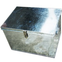 방화사함 제설 공사장 작업 모래 공구보관 흰색상자, 철판 80×60×60 커버 0.8MM