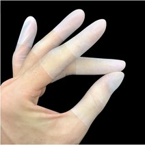 논슬립 라텍스 손가락골무 50P 정전기방지 터치가능 제품조립 연구실 손가락보호용 네일샵, M