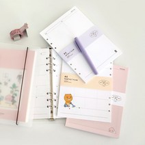 카카오프렌즈 헬로투데이 다이어리 내지 프리노트, 쿠팡굿매너몰 본상품선택