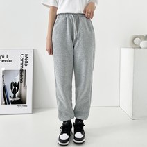 데일트 여성 밴딩 기모 트레이닝 조거팬츠