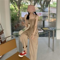 나루니 W05134 캐주얼 점프수트 여름 얇은 멜빵스타일 스트랩점프수트 사은품증정