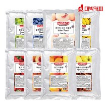앤드로스 딸기 리플잼 1kg 망고 블루베리 피치 과일잼 베이커리잼, 앤드로스 바나나 리플잼 1kg