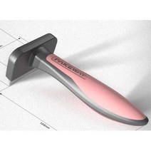 고양이 심플 회색 죽은털 빼는 정리 빗 털날림브러쉬 고양이털제거 미용빗