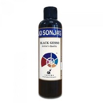/한가람문구 조소냐 보조제 블랙젯소(Black Gesso) 250ml