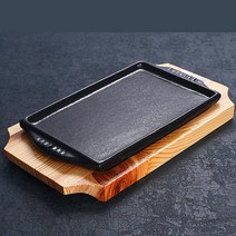 인덕션겸용 식당 가정 사각무쇠주물판3호 불고기판 곱창불판 생선구이팬 삼겹살구이팬 고기굽는판 닭갈비판, 상세페이지참조