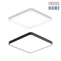 [당일발송][포커스홈] 샤인 LED 방등 60W 국산 인테리어 LED조명 화이트 블랙 주광색 주백색 전구색, 주광색(하얀빛)