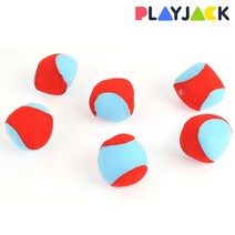 벨크로볼 타겟용 찍찍이공 SOFT 6개입 세트 오재미, 벨크로볼 SOFT 6개입