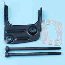머플러 배기 브래킷 및 나사 볼트 가스켓 키트 Husqvarna 350 353 346XP 345 340 351 Jonsered 2150 전기, 한개옵션0