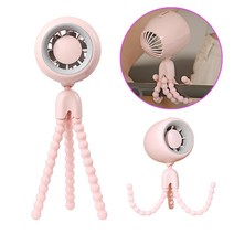 Holotap 무선 미니 선풍기 저소음 휴대용 선풍기 다기능 GXZ-F12, 핑크