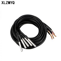 온도 습도 센서 보일러 온수매트 부품 스위치 NTC 컨트롤러 케이블 10PCS 방수 18B20 프로브 DS18B20 스테인레스 스틸 패키지 1미터/2미터/3미터 와이어, 10pcs-3m