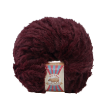 뉴트리아 인조밍크 털실 10+1 폭시 목도리털실 토끼털 겨울털실 뜨개실, 13 다크와인