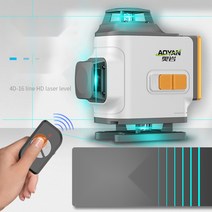 AOYAN 4D레이저 레벨기 그린 레드 적색 12라인 16라인, LD 그린라이트 12선식 월마운터, 1개