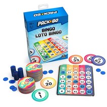 Pack Go Spin Master Games 휴대용 도미노 세트 멕시코 기차 어린이 게임 클래식 보드 성인 및 만 8세 이상 아동용 USA 미국, Bingo