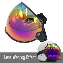 오픈 페이스 쇼웨이헬멧 스냅백 시스템 킥보드 헬멧 오토바이 빈티지 태양 렌즈 방풍 uv 방진 맞는 hompson m50 벨 moto3 로얄 shoei-제로 레트로, 큰 다색