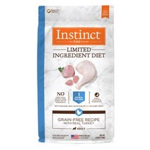 인스팅트 어덜트 LID 칠면조고기 독 키블 사료, 칠면조, 1.8kg, 1개