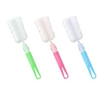 다기 세트 주방에 꼭 맞는 분리형 스폰지 컵 브러시 긴 손잡이 진공 멀티 컬러 유리 청소 3 개, 01 Three mixed colors