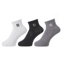 풋조이 남성 중목 골프 양말 프로드라이 라운딩 단체 선물 답례 FJSK112, ONE SIZE, FJSK112 남성 중목양말 화이트