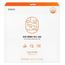 안국건강 루테인 미니100 + 쇼핑백 선물세트, 180정, 35개