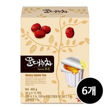 꽃샘 꿀대추차 포션 15p 450g 6개, 상세페이지 참조