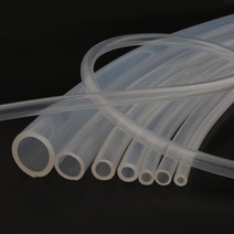 유압호스 고압 1미터 식품 등급 실리콘 튜브 2 ~ 21mm 투명 호스 유연한 고무 내열성 식수 파이프, 01 100cm_05 4 x 8mm