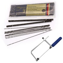 U자톱 실톱날 줄톱날 공예 쇠톱 톱날 0.9mm 12pcs, 단품