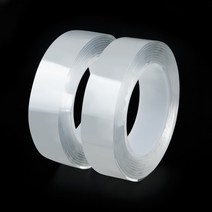 초강력 실리콘 양면 겔 나노 테이프 두껍고 2mm 길게 2개, 두께 2mm / 폭 3cm / 길이 3M 2개