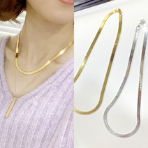 (문스샵) 2mm~5mm 뱀줄목걸이 스네이크 볼드 체인목걸이 순은 925 실버목걸이 두꺼운 은목걸이 실체인 기본목걸이 데일리 여자 여성 패션 유행목걸이 심플한 목걸이 레이어드