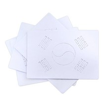 attizone 그리기퍼즐 종이퍼즐 모양퍼즐 퍼즐만들기 그림조각, 07. 태극기퍼즐(20pcs)