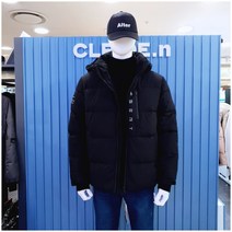 클라이드 - C02 ﻿남녀공용 베이직 숏기장 후드 다운 패딩점퍼 FLDDU452U@NC불광점
