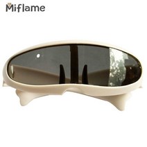 강아지고글 Miflame 개를 선프루프 개 안경 고글 슈나우저 비숑 파티 소형 가발 선글라스 자외선 차단 강아지, b, 8x8x3cm