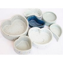 반려 동물 식기 강아지 고양이 소동물 애완, 하트형 2호 반려동물 식기