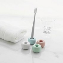 리빙셀렉트 도자기 칫솔꽂이 칫솔홀더, 화이트