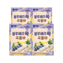 베베쿡 과일 쏙 곡물바 4종 묶음, 블루베리 쏙 곡물바 4개