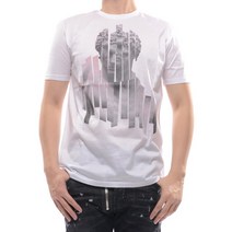 [닐바렛] 남성 남성 석고상 프린팅 티셔츠 (PBJT55S_A524S_03_16S)